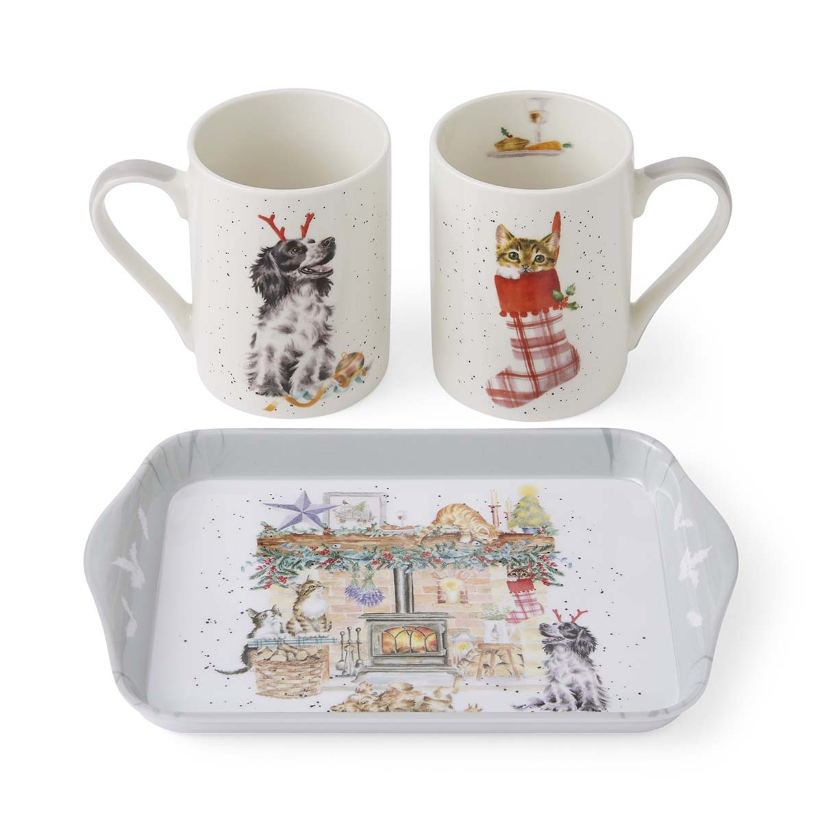 Wrendale Designs No Place Like Home Mug & Tray Set image number null